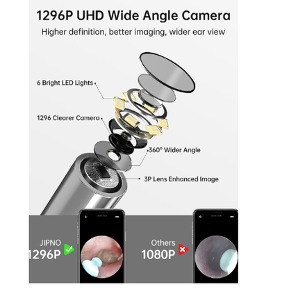 Limpiador de Oídos con Cámara