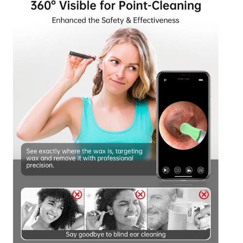 Limpiador de Oídos con Cámara