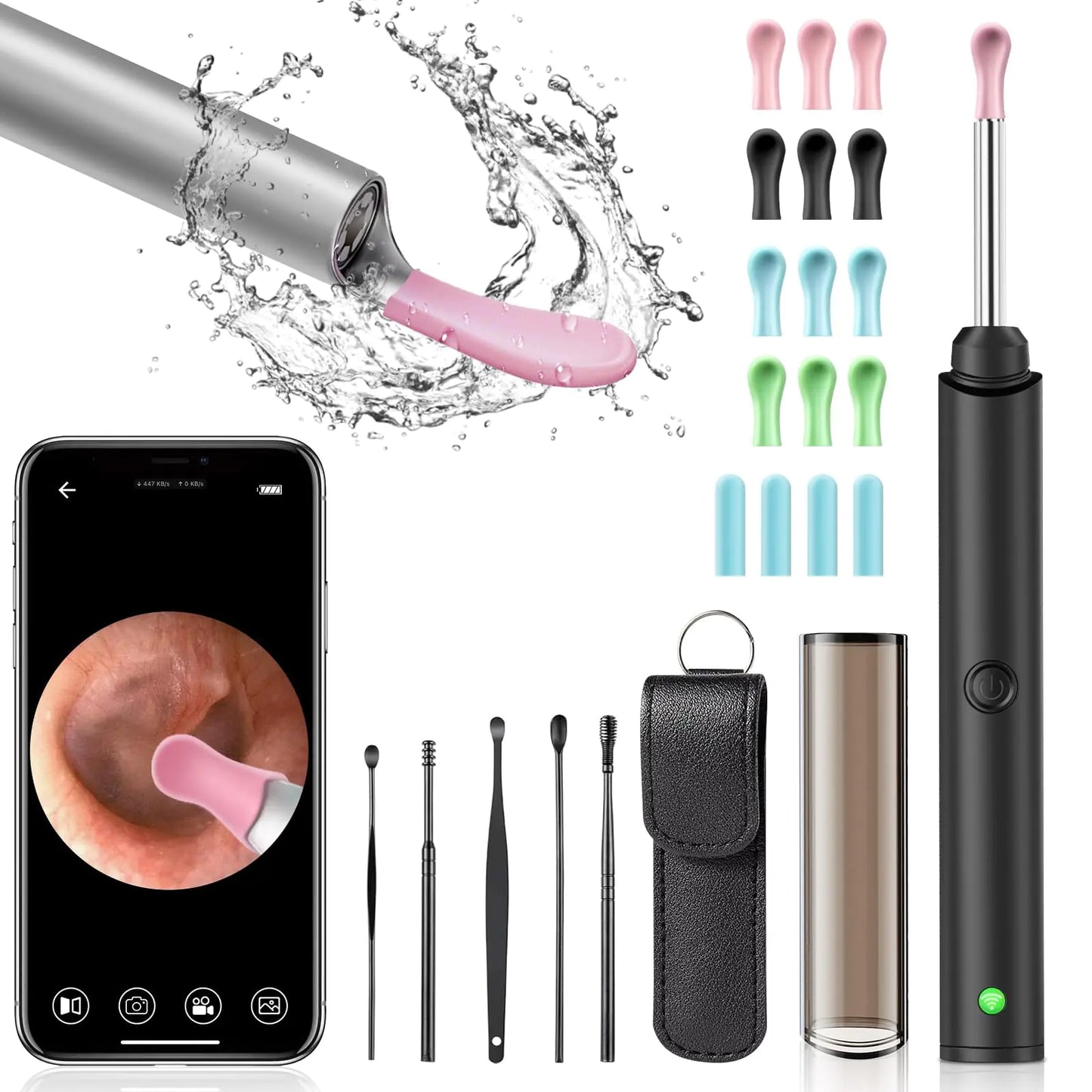 Limpiador de Oídos con Cámara